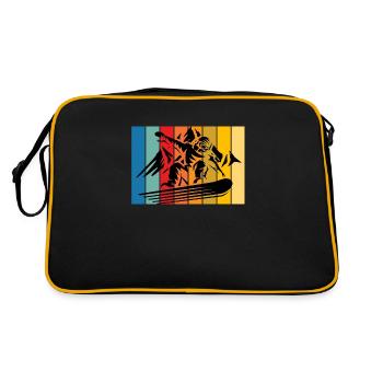 Ski retro - Sac Retro - noir/or - Dos