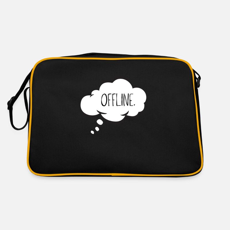 Auszeit Statement Design Denkblase - OFFLINE Retro Tasche