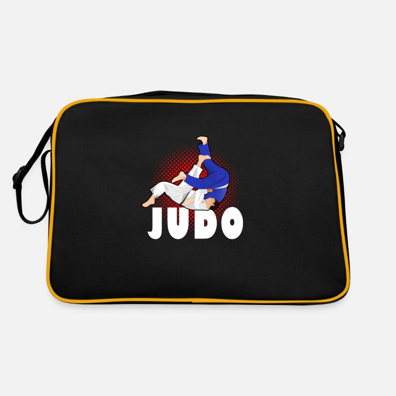 Judo - Sac Retro - noir/or