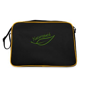 Naturopath and Naturopathy - Retro Bag - black/gold - Back