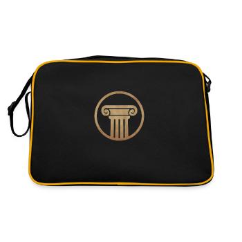 Pilier ancien - Sac Retro - noir/or - Dos