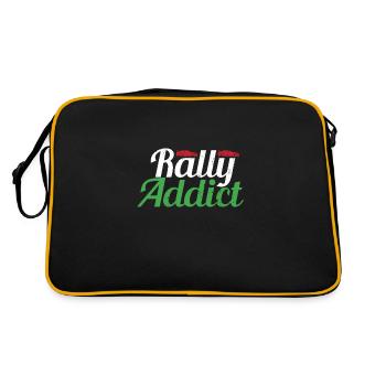 Rallye Und Motorsport - Retro Tasche - Schwarz/Gold - Hinten