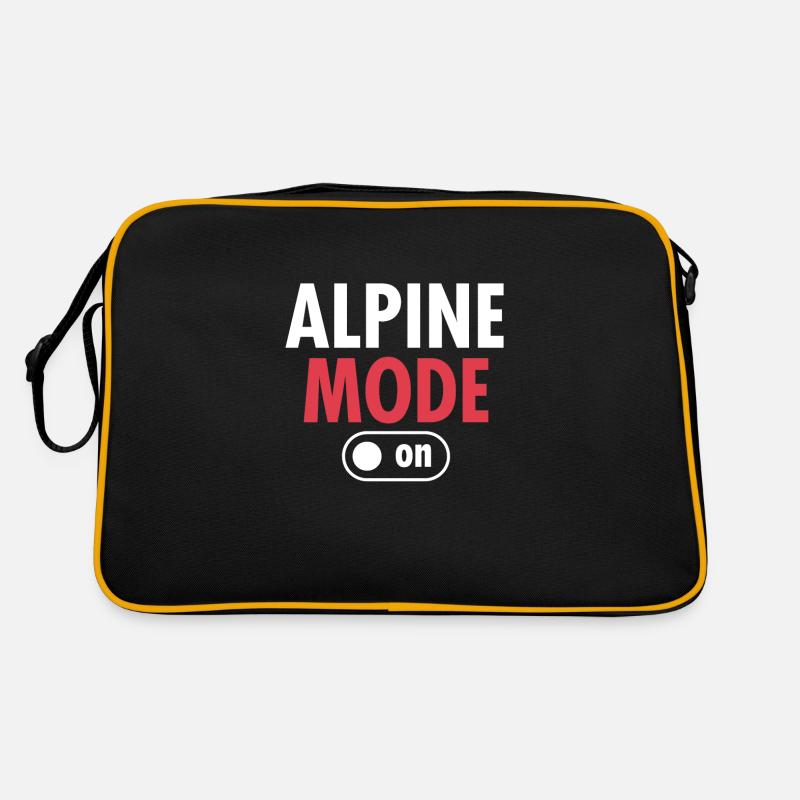 alpine skiing Retro Bag