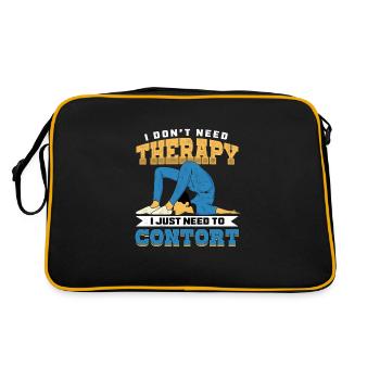 Contortionist of acrobatics - Retro Bag - black/gold - Back