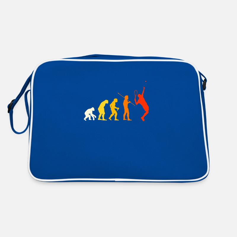 Tennis evolution tennis player gift Retro Bag