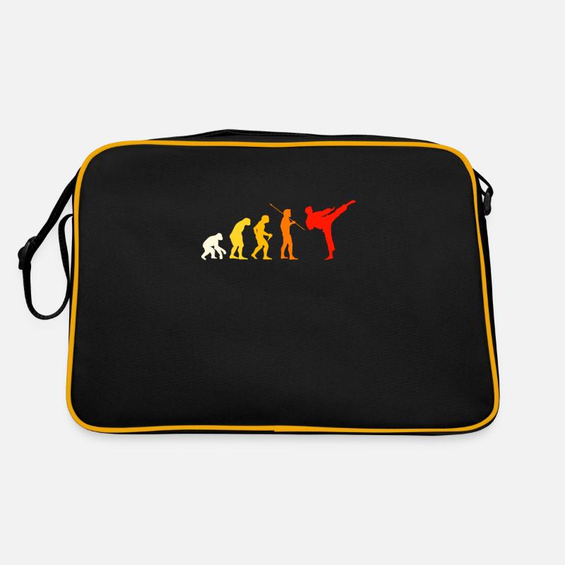 Karate Evolution T-Shirt Gift Judo Retro Bag