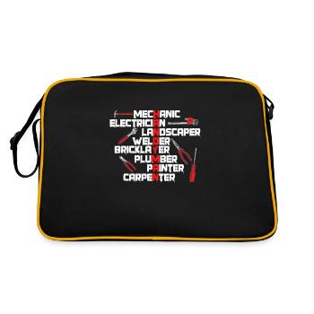 bricoleur - Sac Retro - noir/or - Dos