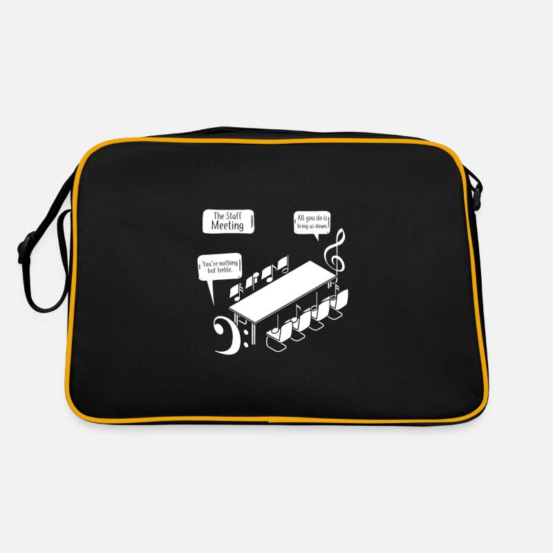Musique classique idée cadeau - Sac Retro - noir/or