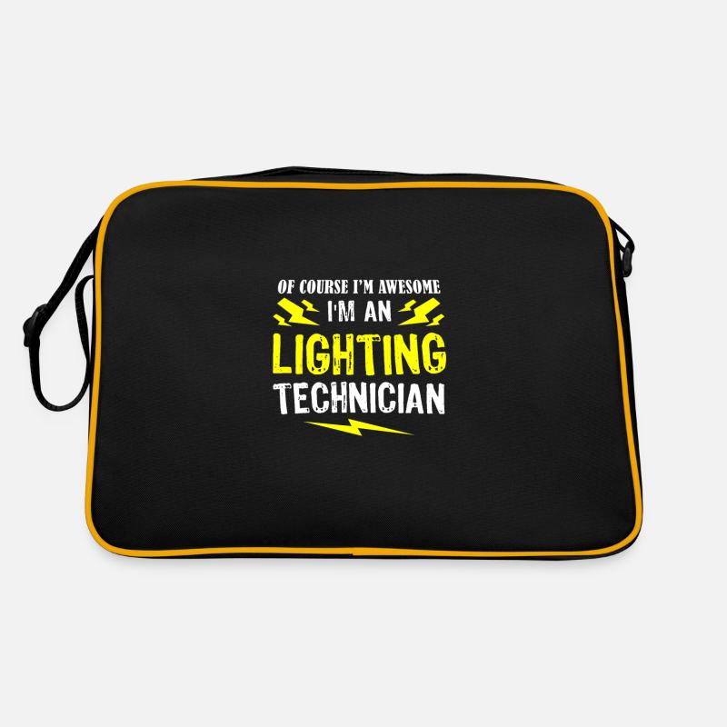 Lichttechniker Geschenk Retro Tasche