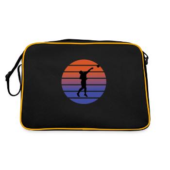 Shot put - Retro Bag - black/gold - Back