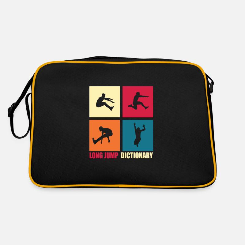 Weitsprung Lexikon Lustiges Geschenk Retro Tasche