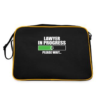 Law student - Retro Bag - black/gold - Back