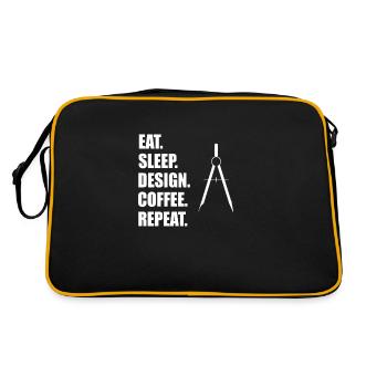 architecture - Retro Bag - black/gold - Back