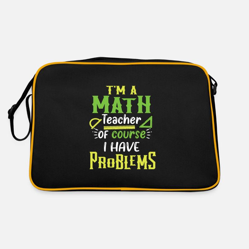 Professeur de maths maths Sac Retro