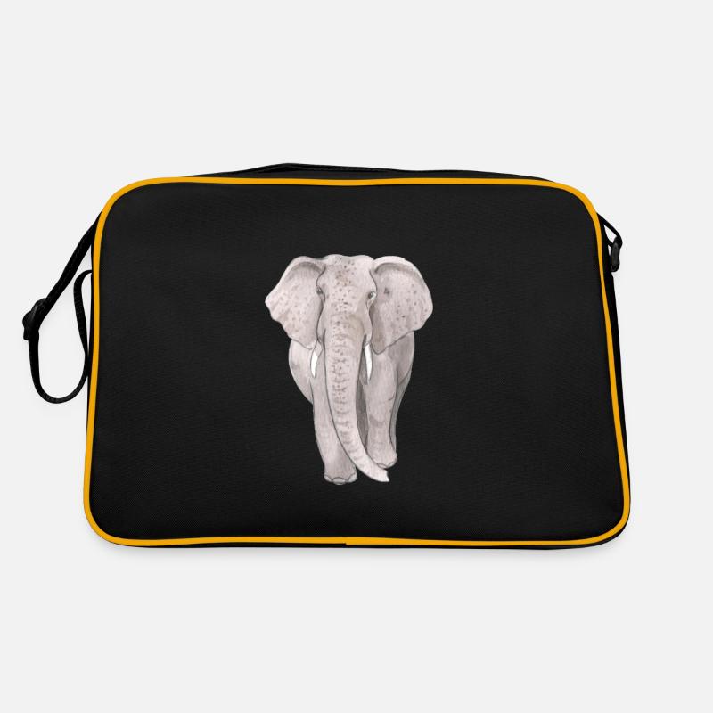 Grand éléphant Sac Retro