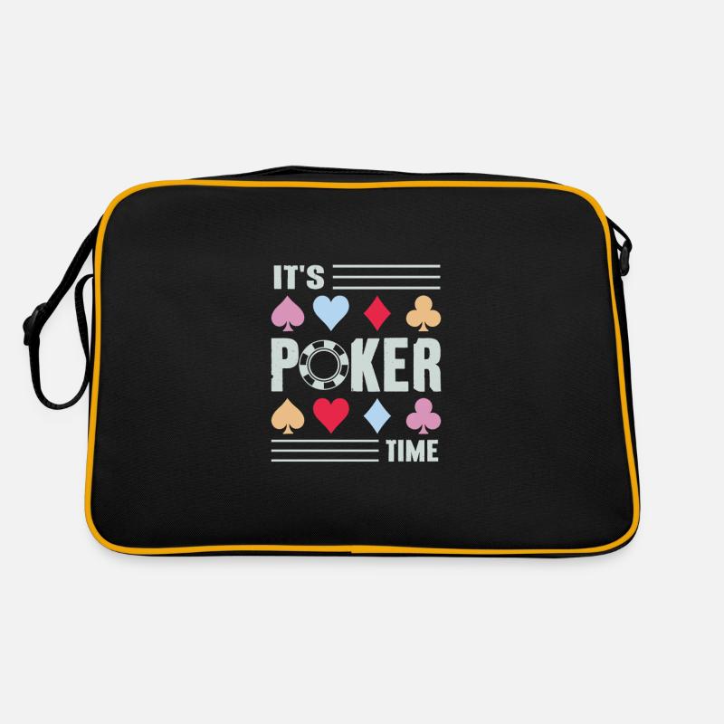 It's Poker Time Poker Player Retro Tasche