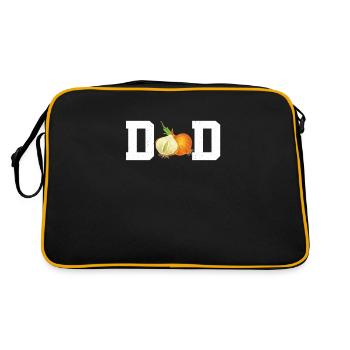 Onion Dad - Retro Bag - black/gold - Back