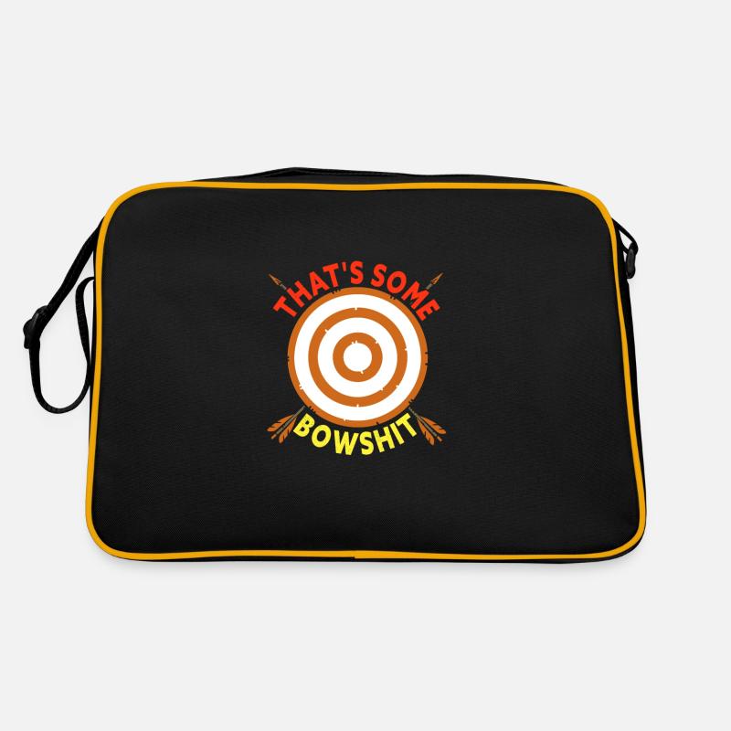 That's Some Bowshit Pun Funny Archery Bow Archer Retro Tasche