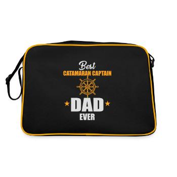Meilleur Catamaran Papa - Sac Retro - noir/or - Dos