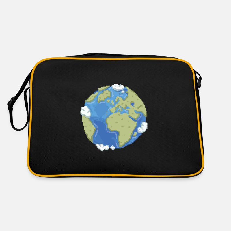 Rétro Pixel Terre Sac Retro