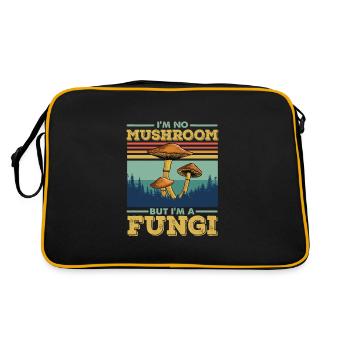 Cueilleurs de champignons et amis champignons - Sac Retro - noir/or - Dos