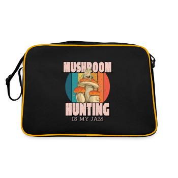 Cueilleurs de champignons et amis des champignons - Sac Retro - noir/or - Dos