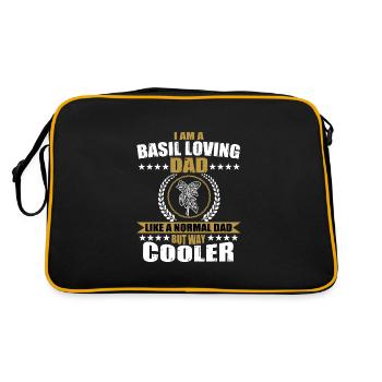 Basil Loving Papa - Retro Bag - black/gold - Back