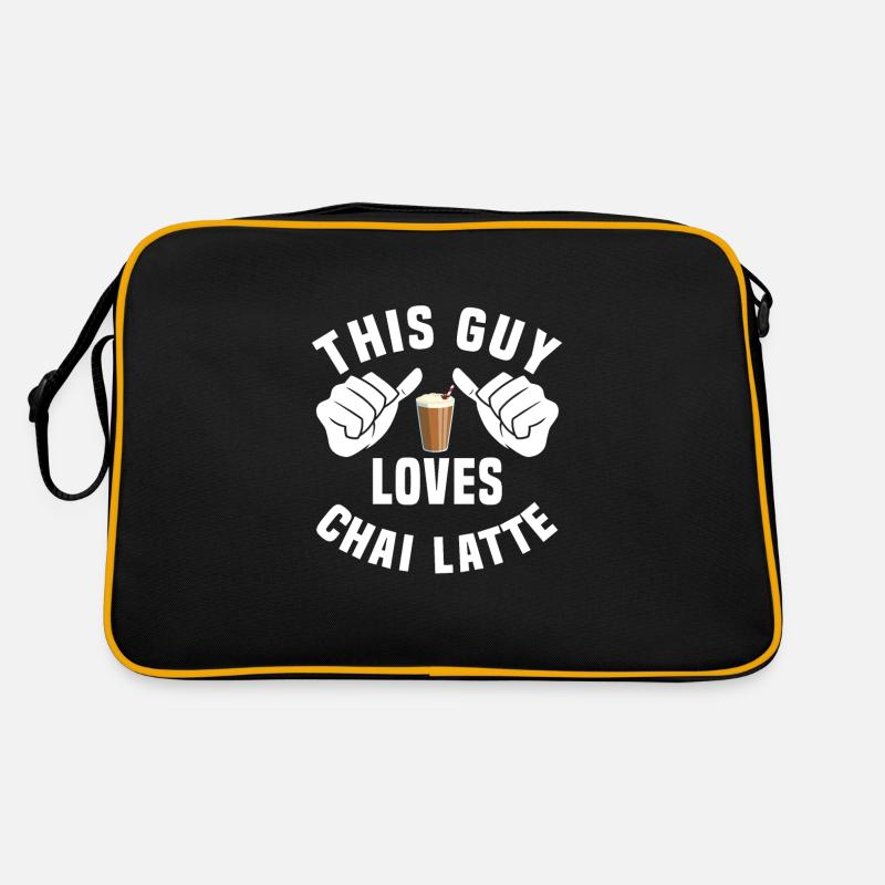 Funny Chai Latte Costume for Men Retro Bag