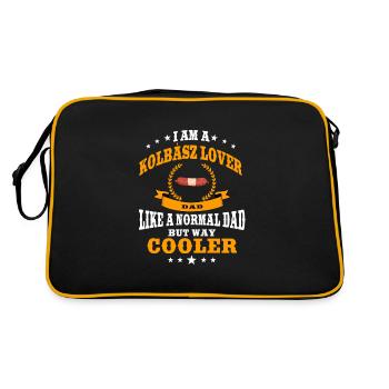 Kolbász Lover Dad - Retro Bag - black/gold - Back