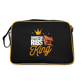 Barbecue Ribs King - Retro Bag - black/gold - Back