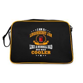 Cranberry Jam Dad - Retro Bag - black/gold - Back