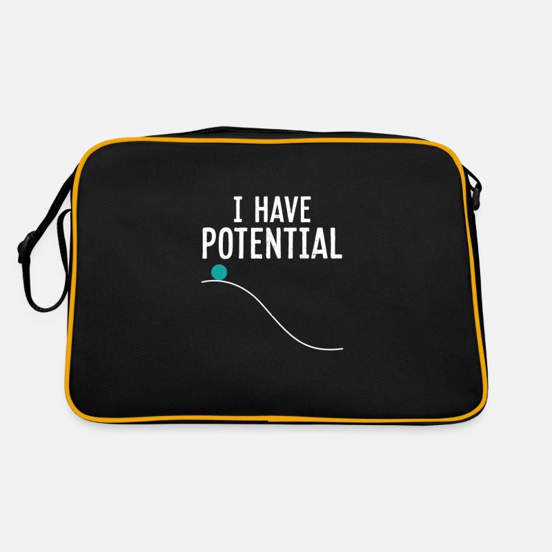 Physik Physiker Potential Lehrer Lustiges Geschenk Retro Tasche