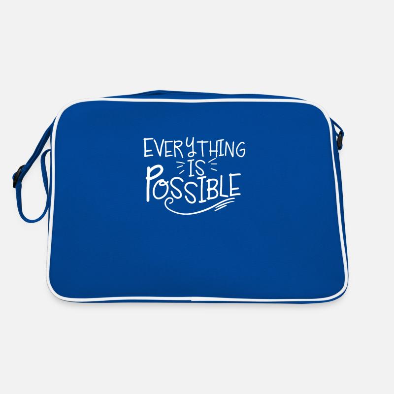 Everything is possible positive thinking Retro Bag