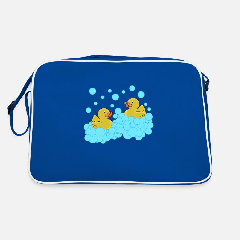 Rubber ducks rubber ducks soap bubbles Retro Bag