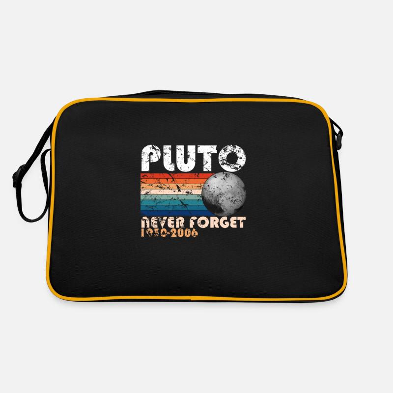 Pluto Never Forget Shirt 1930-2006 planètes Sac Retro