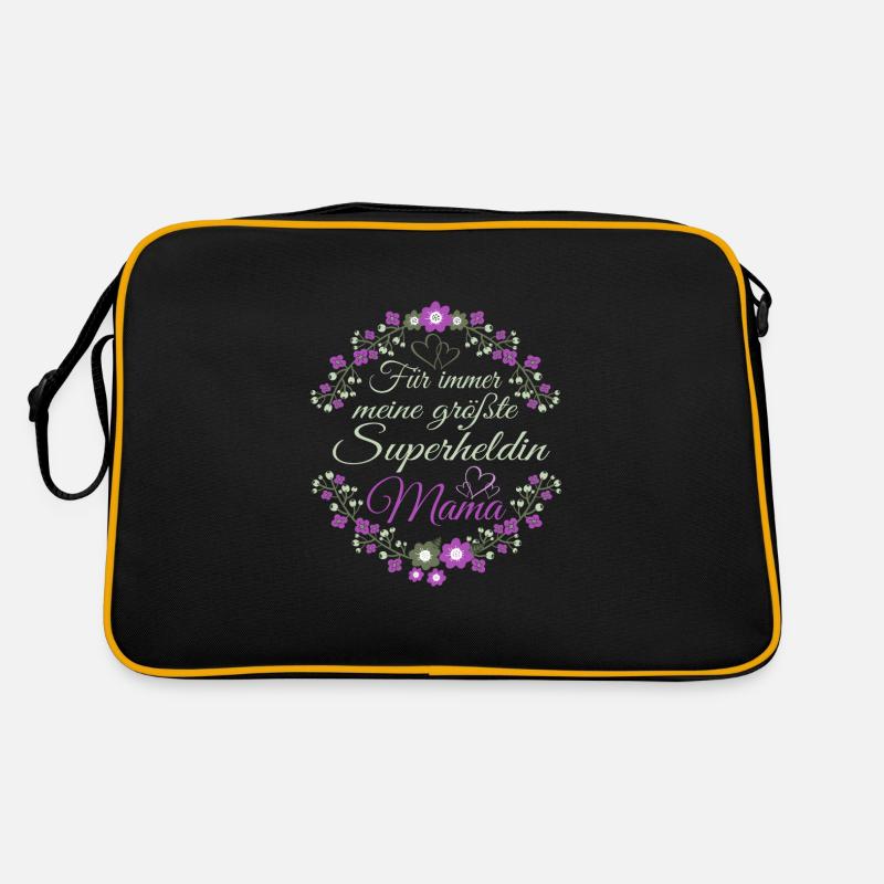 Für immer meine Superheldin Mama Muttertaggeschenk Retro Tasche