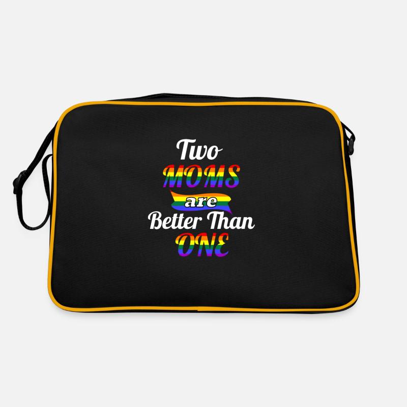 Two Moms Are Better Than One Lesbian Pride LGBT We Retro Bag