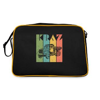 Vintage KrAZ camionneur soviétique profession USSR - Sac Retro - noir/or - Dos