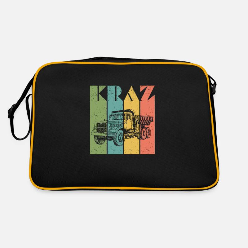 Vintage KrAZ Truck Driver Soviet Profession USSR Retro Bag