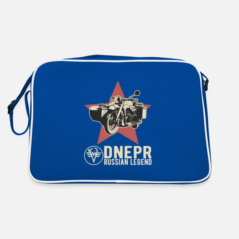 Dnepr Russian Legend Logo Équipe de moto Sac Retro