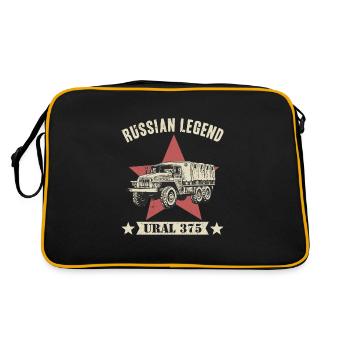 Russian legend ural 375 driver - Retro Bag - black/gold - Back