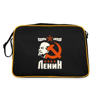 Marteau et cresson Étoile Lénine Russie URSS - Sac Retro - noir/or - Dos
