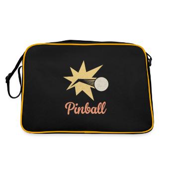 Staucher Pinball Automat Gamcker - Retro Bag - black/gold - Back