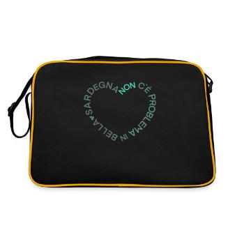 Sardegna nel Cuore - Retro Tasche - Schwarz/Gold - Hinten