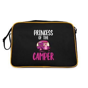 Citation camping Princesse du camping-car - Sac Retro - noir/or - Dos