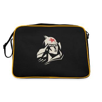 Red Army soldier USSR Soviet Russia Communism - Retro Bag - black/gold - Back