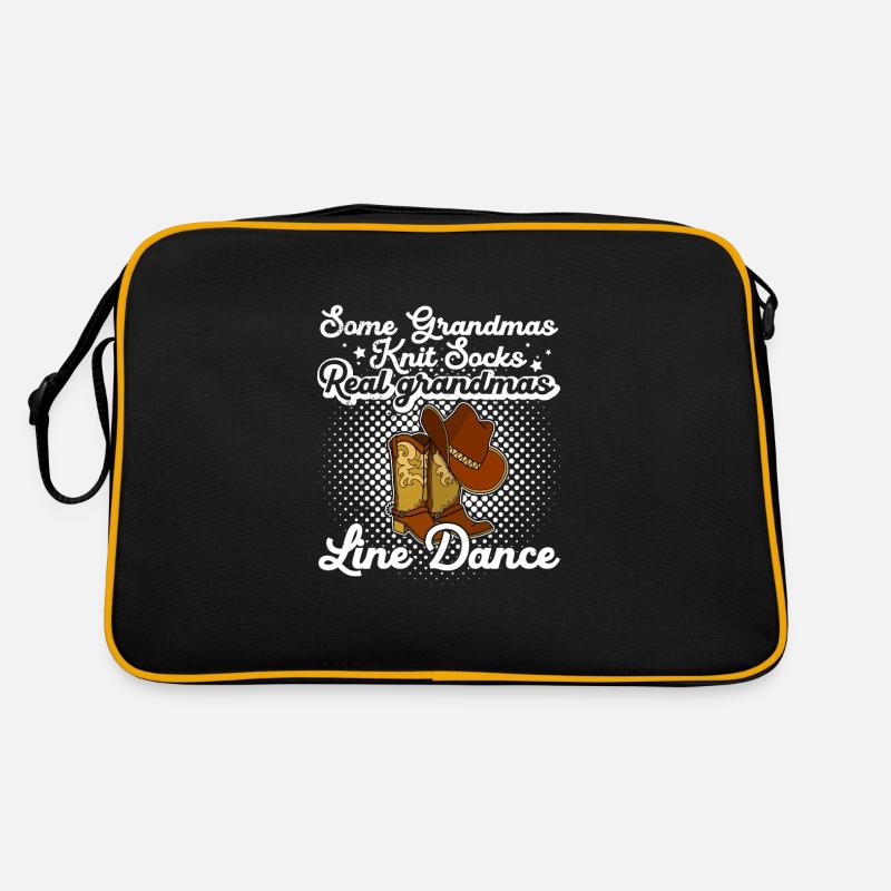 Western Country Tänzer Linedance Spruch Retro Tasche
