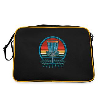 Disc Golfer Disc Golfer Sport Throwing - Retro Bag - black/gold - Back