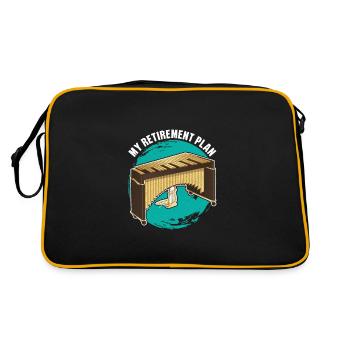 Percussion Musicians Vibraphone Music - Retro Bag - black/gold - Back