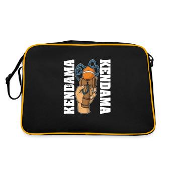 Japon Jouets Kendama Japonais - Sac Retro - noir/or - Dos